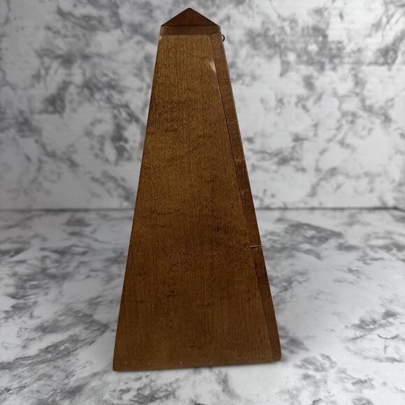 Vintage Seth Thomas Metronome De Maelzel Obelisk Made In USA Wind Up - Picture 9 of 11